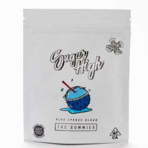 sugar high BLUE LYCHEE SLUSH Thc gummies